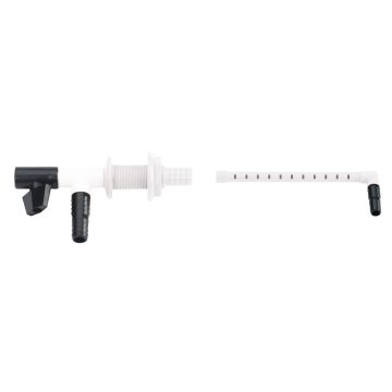 Johnson Pump Aerator Head - 8&quot; Spray Bar w/6&quot; Shut Off