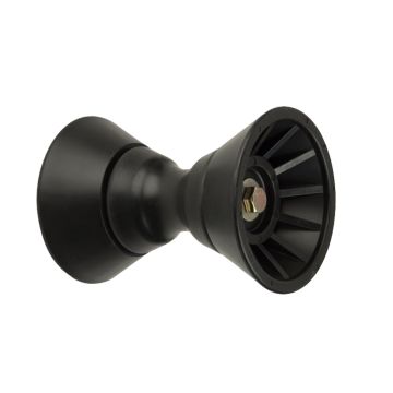 C.E. Smith 4&quot; Bow Bell Roller Assembly - Black TPR