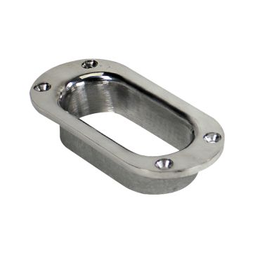 Whitecap Hawse Pipe - 316 Stainless Steel - 1-1/2&quot; x 3-3/4&quot;