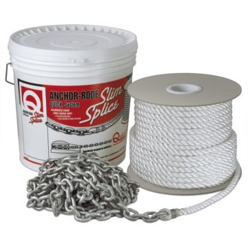 Quick Anchor Rode 15' of 7mm Chain and 200' of &#189;&quot; Rope