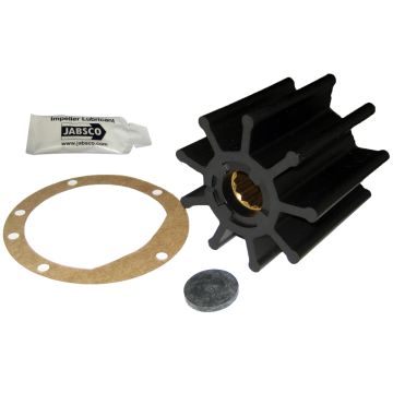 Jabsco Impeller Kit - 9 Blade - Nitrile - 3-3/4&quot; Diameter x 3-1/2&quot; W, 1&quot; Shaft Diameter