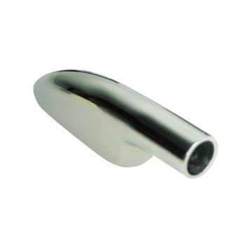 Whitecap End-Bottom Mounted 90&#176; - 316 Stainless Steel - 1&quot; Tube O.D.