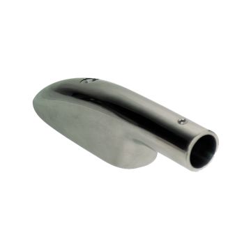 Whitecap End-Top Mounted 90&#176; - 316 Stainless Steel - 7/8&quot; Tube O.D.
