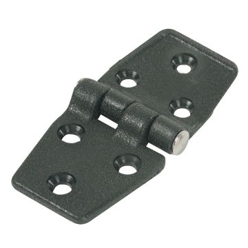 Whitecap Door Hinge - Black Nylon - 1-1/2&quot; x 3&quot;