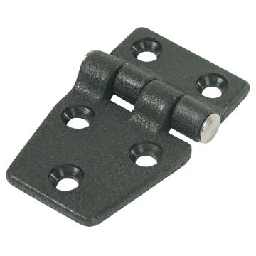Whitecap Shortside Door Hinge - Black Nylon - 1-3/8&quot; x 2-1/4&quot;