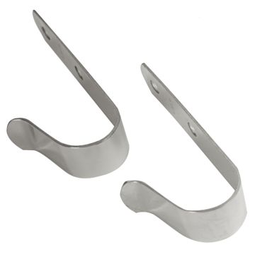 Whitecap Boat Hook Holder - 304 Stainless Steel - 4-1/4&quot; x 1&quot; - Pair