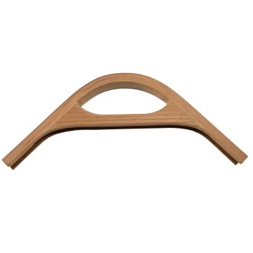 Whitecap Teak Track Corner w/Hand Hold Molding - 3/4&quot;