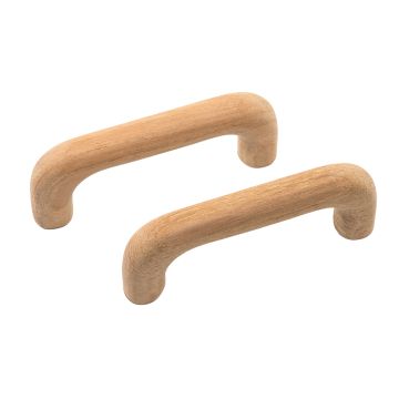 Whitecap Teak Handle Drawer Pull - 3-5/8&quot; - 2 Pack