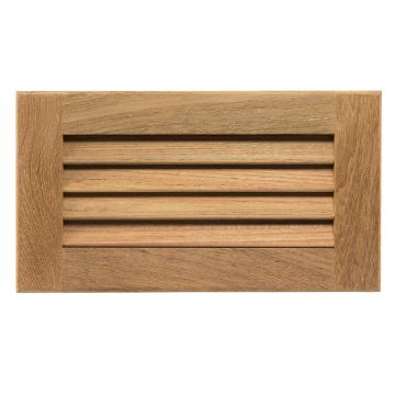 Whitecap Teak Louvered Insert - 6-3/8&quot; x 11-3/16&quot; x 3/4&quot;