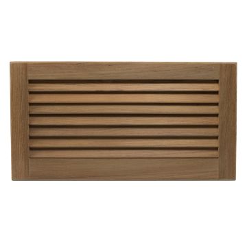 Whitecap Teak Louvered Insert - 9-3/8&quot; x 18&quot; x 3/4&quot;