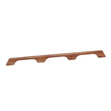 Whitecap Teak Handrail - 3 Loops - 33&quot;L