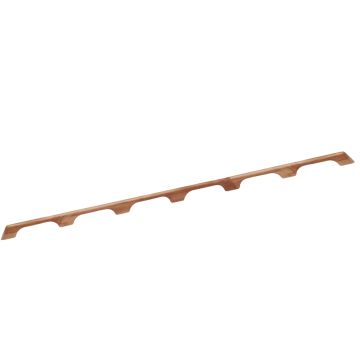 Whitecap Teak Handrail - 6 Loops - 63&quot;L