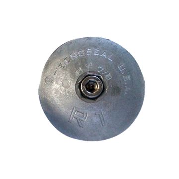 Tecnoseal R1MG Rudder Anode - Magnesium - 1-7/8&quot; Diameter