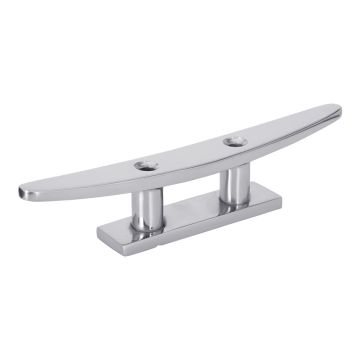 5" Low Flat Deck Cleat, 316 Stainless Steel