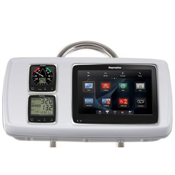 NavPod GP1170-04 SystemPod Pre-Cut f/Raymarine a125/a127/a128 & 2 Instruments f/9.5&quot; Wide Guard