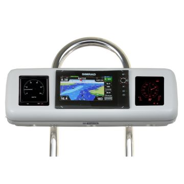 NavPod GP1606 SystemPod Pre-Cut f/Simrad NSS7 evo2 or B&G Zeus&#178; 7 & 2 Instruments f/9.5&quot; Wide Guard