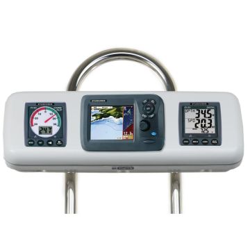 NavPod GP1607 SystemPod Pre-Cut f/Furuno GP1670/GP1670F 5.7&quot; & 2 Instruments f/9.5&quot; Wide Guard