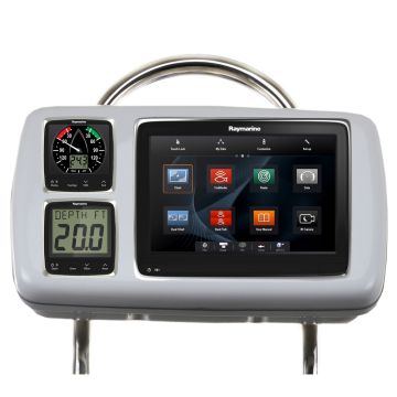 NavPod GP2080-14 SystemPod Pre-Cut f/Raymarine a95/a97/a98 & 2 Instruments f/12&quot; Wide Guard