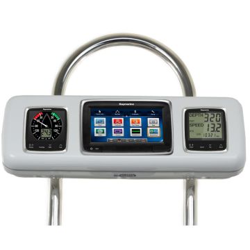 NavPod GP2605 SystemPod Pre-Cut f/Raymarine a75 / a77 / a78 & 2 Instruments f/12&quot; WIde Guard