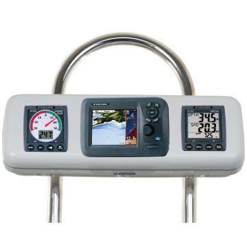NavPod GP2607 SystemPod Pre-Cut f/Furuno GP1670/GP1670F 5.7&quot; & 2 Instruments f/12&quot; Wide Guard
