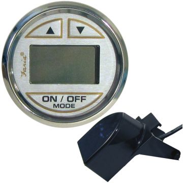 Faria Kronos 2&quot; Depth Sounder w/Transom Mount Transducer