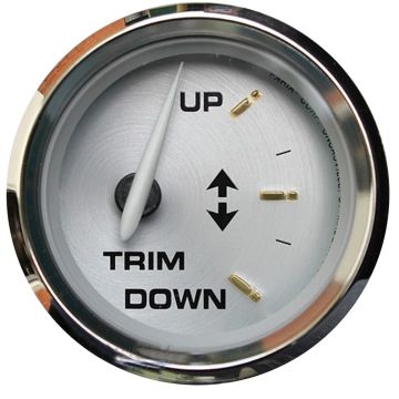 Faria Kronos 2&quot; Trim Gauge (Mercury / Mariner / Mercruiser / Volvo DP / Yamaha-2001 and newer)