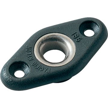 Ronstan Screw-On Plastic Nylon Bush - Stainless Steel Lined - 7mm (9/32&quot;) ID x 5mm (3/16&quot;) Deep