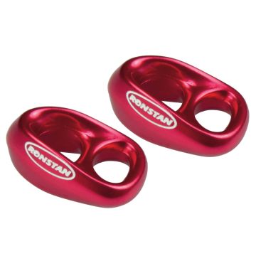 Ronstan Shock - 3/16&quot; Line - 1/4&quot; Webbing - Red - Pair