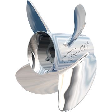 Turning Point Express&reg; Mach4&trade; - Left Hand - Stainless Steel Propeller - EX-1417-4L - 4-Blade - 14.5&quot; x 17 Pitch