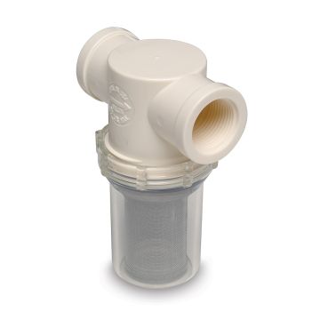 Shurflo by Pentair 1&quot; Raw Water Strainer w/Bracket &amp; Fittings - 50 Mesh