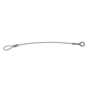 6” Stainless Steel Nylon Coated Lanyard with Eye