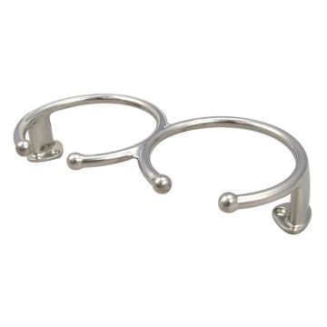 Short Stainless Double Drink Holder