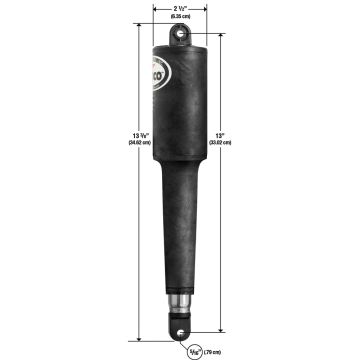 Lenco 102 Series Standard Actuator - 24V - 4-1/4&quot; Stroke