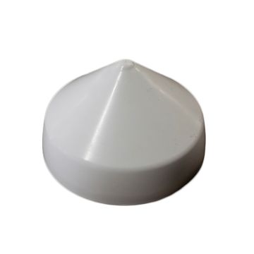 Monarch White Cone Piling Cap - 14&quot;