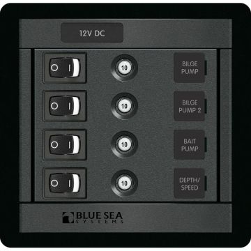 Blue Sea 1455 4 Position Switch CLB Square