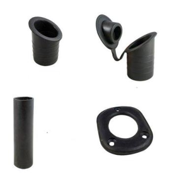 Flush Mount Rod Holder Replacement Liners And Caps
