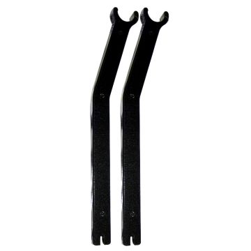 Rupp Outrigger Supports W/2&quot; Offset - Pair