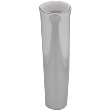 TACO Flared Weld-On Rod Holder 9-3/4&quot;L x 1-3/4&quot;ID - White Liner Polished Finish
