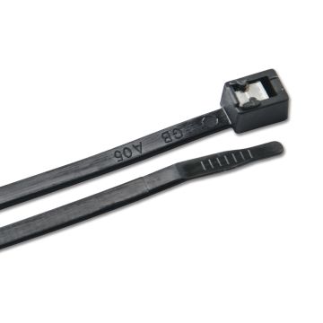 Ancor 11&quot; UV Black Self Cutting Cable Zip Ties - 20-Pack