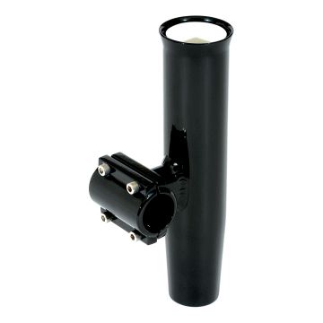 Lee's Clamp-On Rod Holder - Black Aluminum - Horizontal Mount - Fits 1.050&quot; O.D. Pipe