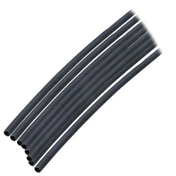 Ancor Adhesive Lined Heat Shrink Tubing (ALT) - 1/8&quot; x 12&quot; - 10-Pack - Black