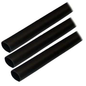 Ancor Adhesive Lined Heat Shrink Tubing (ALT) - 1/2&quot; x 3&quot; - 3-Pack - Black