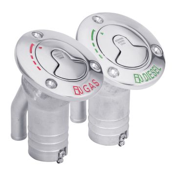 EPA Compliant Vented Angled 1/4 Turn Deck Fill – For Carbon Canister Systems Only