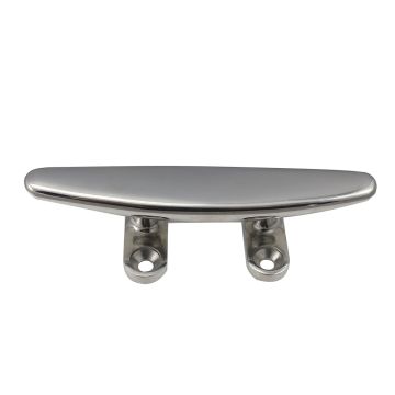 Stainless Sleek Line Deck Cleat 4-Hole Mooring Cleats