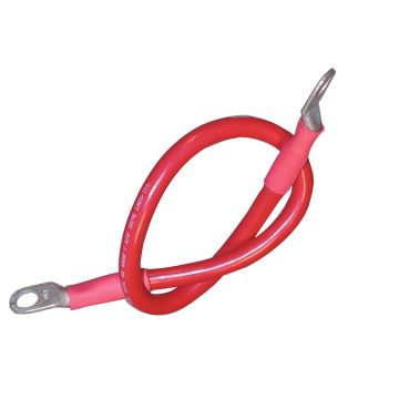 Ancor Battery Cable Assembly, 2 AWG (34mm&#178;) Wire, 3/8&quot; (9.5mm) Stud, Red - 32&quot; (81.2cm)