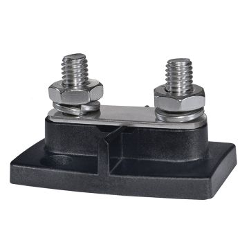 Blue Sea 2020 PowerBar Dual BusBar - Two 3/8&quot;-16 Studs