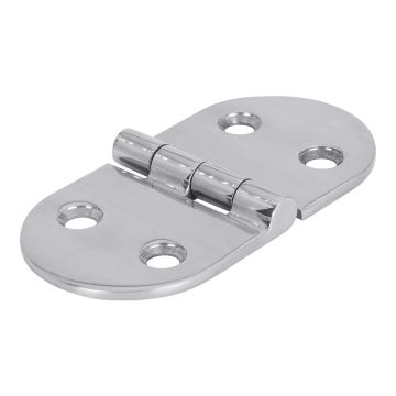 316 Stainless Oval Hinge, Top Mount