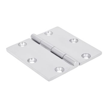 316 Stainless Steel Butt Hinge, 3" x 3"