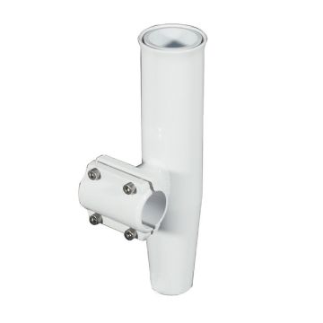Lee's Clamp-On Rod Holder - White Aluminum - Horizontal Mount - Fits 1.900&quot; O.D. Pipe