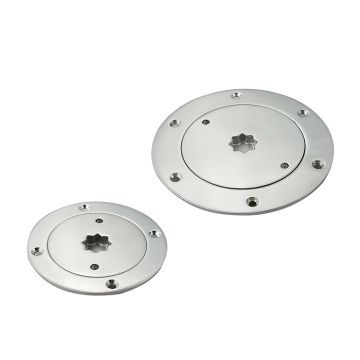 Stainless Deck Plate with Star Pattern